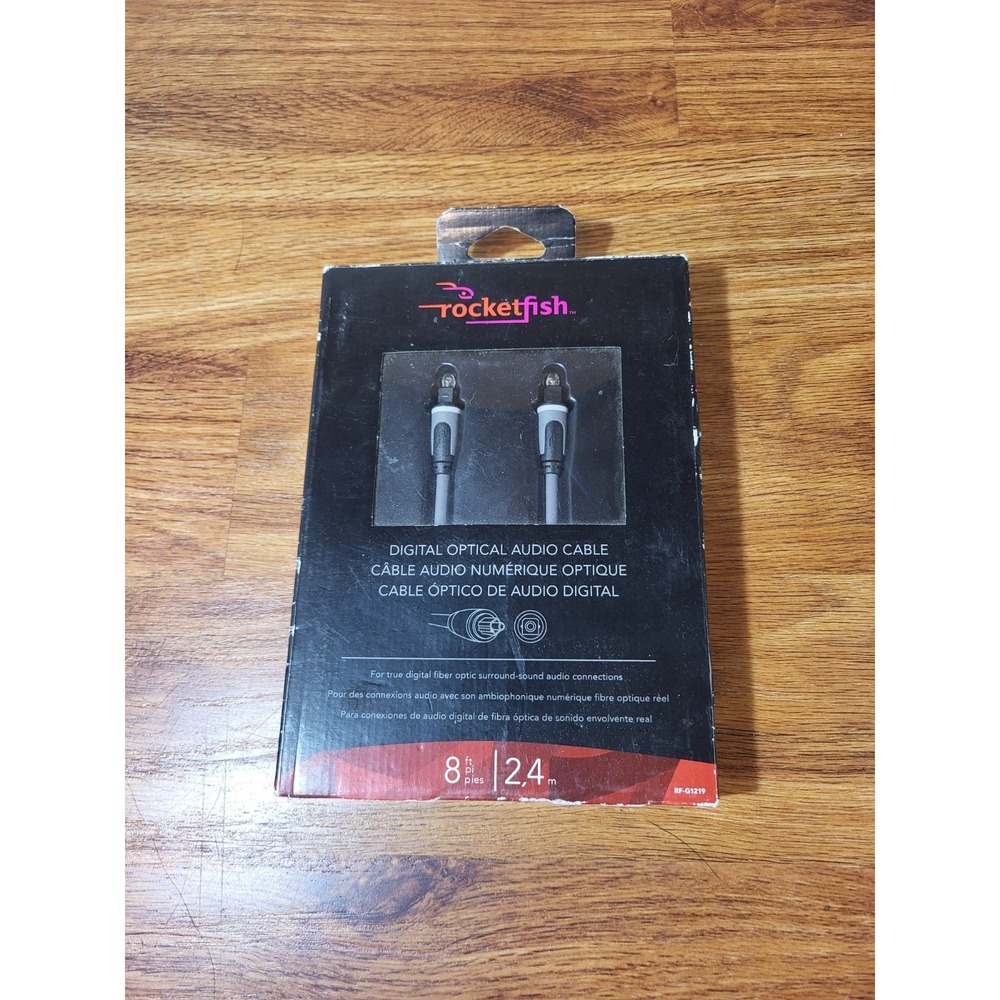 Rocket FISH DIGITAL OPTICAL AUDIO CABLE 8' RF-G1219